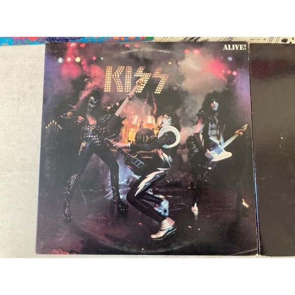 5Pcs Vinyl LP Records Midnight Magic Commodores, Santana, Casablanca, Alive Kiss - Picture 2 of 12